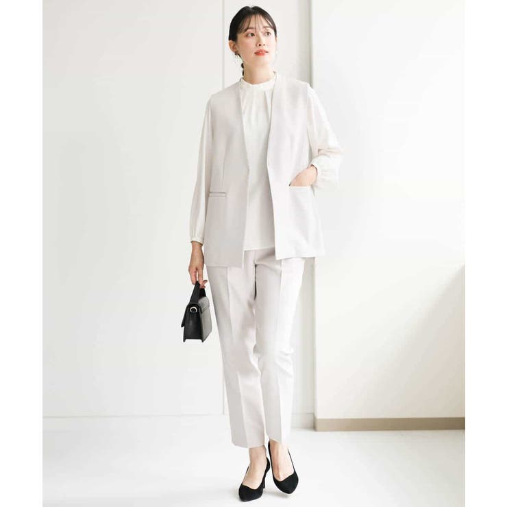 ベーシックテーパードパンツ/制菌加工/洗える | MK MICHEL KLEIN | 詳細画像46 