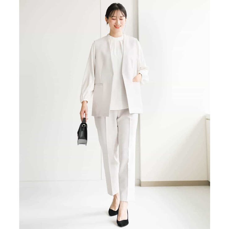 ベーシックテーパードパンツ/制菌加工/洗える | MK MICHEL KLEIN | 詳細画像47 