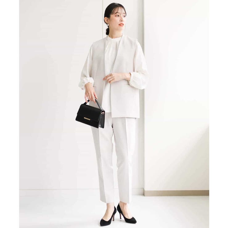 ベーシックテーパードパンツ/制菌加工/洗える | MK MICHEL KLEIN | 詳細画像48 