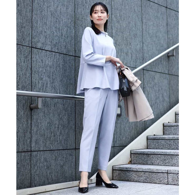 ベーシックテーパードパンツ/制菌加工/洗える | MK MICHEL KLEIN | 詳細画像6 