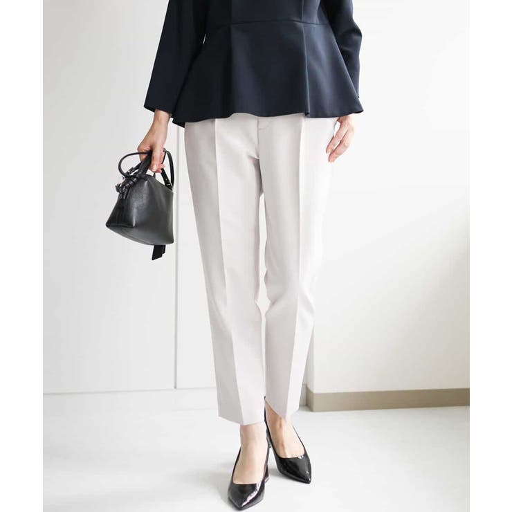 グレージュ | ベーシックテーパードパンツ/制菌加工/洗える | MK MICHEL KLEIN