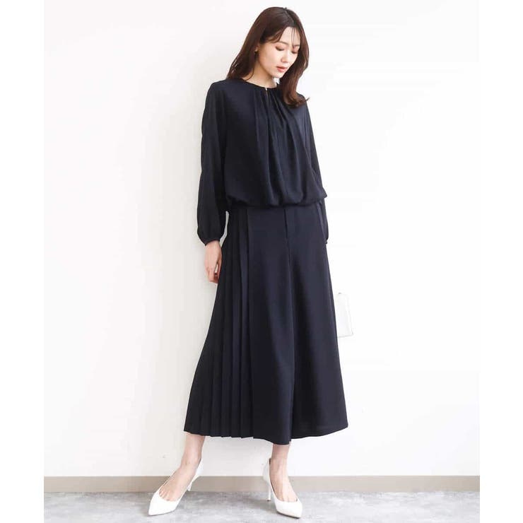 サイドプリーツガウチョパンツ/洗える | MK MICHEL KLEIN | 詳細画像17 