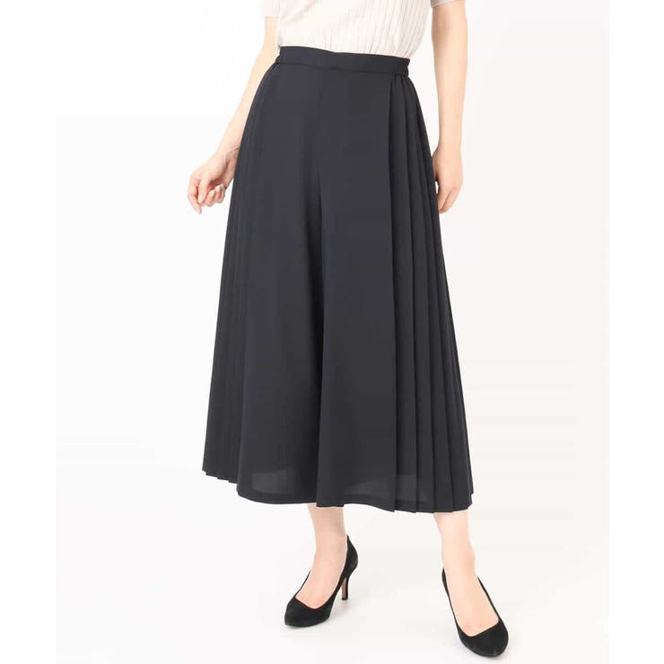 サイドプリーツガウチョパンツ/洗える | MK MICHEL KLEIN | 詳細画像19 