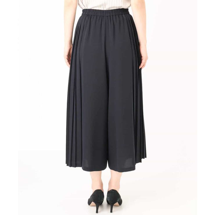 サイドプリーツガウチョパンツ/洗える | MK MICHEL KLEIN | 詳細画像21 