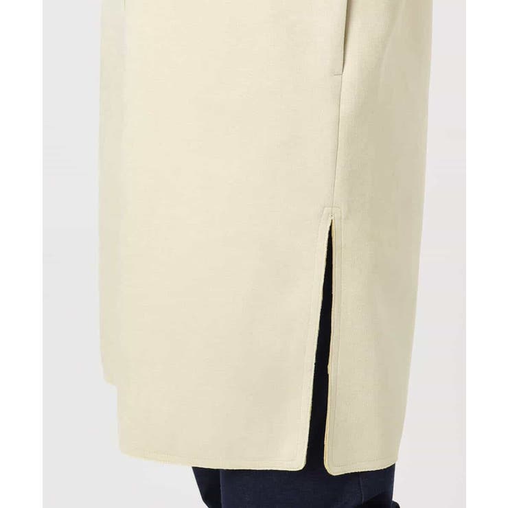 フェイクスウェードノーカラーコート/洗える | MK MICHEL KLEIN | 詳細画像3 