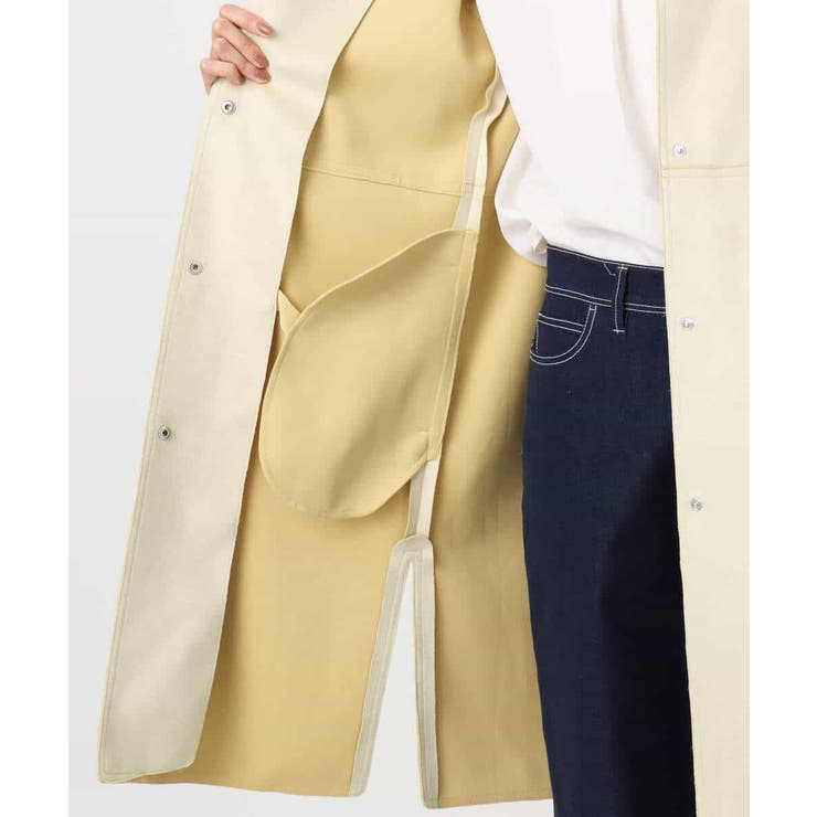 フェイクスウェードノーカラーコート/洗える | MK MICHEL KLEIN | 詳細画像5 