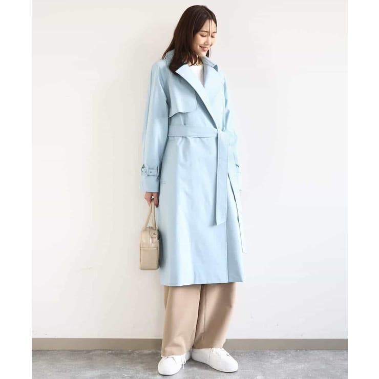 トレンチディティールロングコート/撥水/洗える | MK MICHEL KLEIN | 詳細画像10 