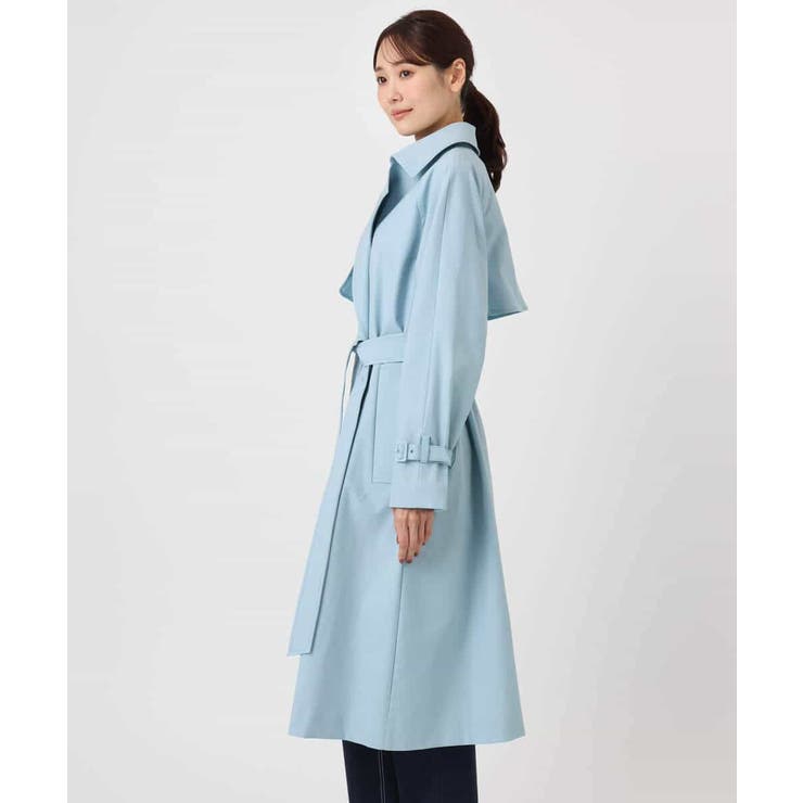 トレンチディティールロングコート/撥水/洗える | MK MICHEL KLEIN | 詳細画像14 