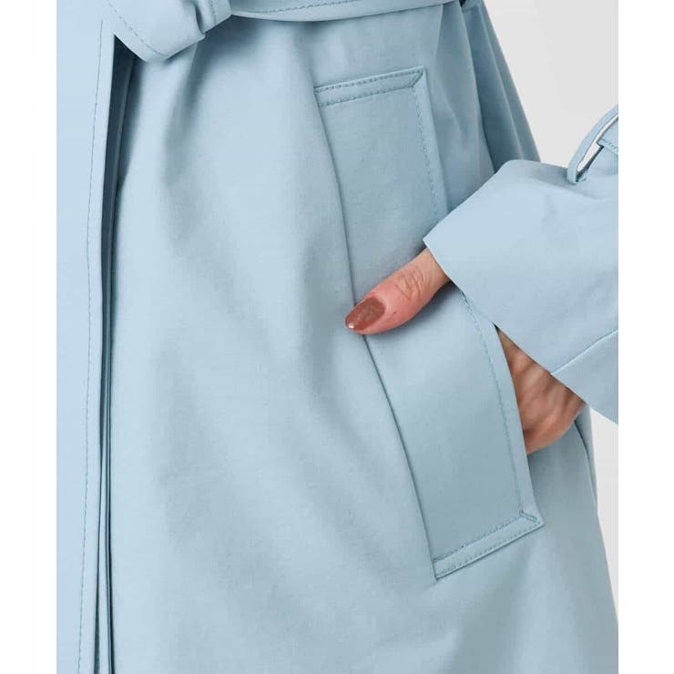 トレンチディティールロングコート/撥水/洗える | MK MICHEL KLEIN | 詳細画像19 