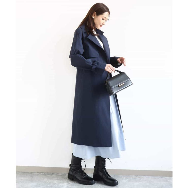 トレンチディティールロングコート/撥水/洗える | MK MICHEL KLEIN | 詳細画像3 