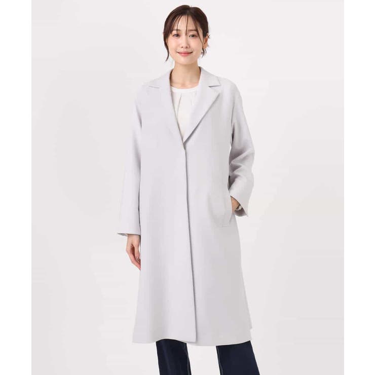 ライトダブルクロスチェスターコート/洗える | MK MICHEL KLEIN | 詳細画像21 