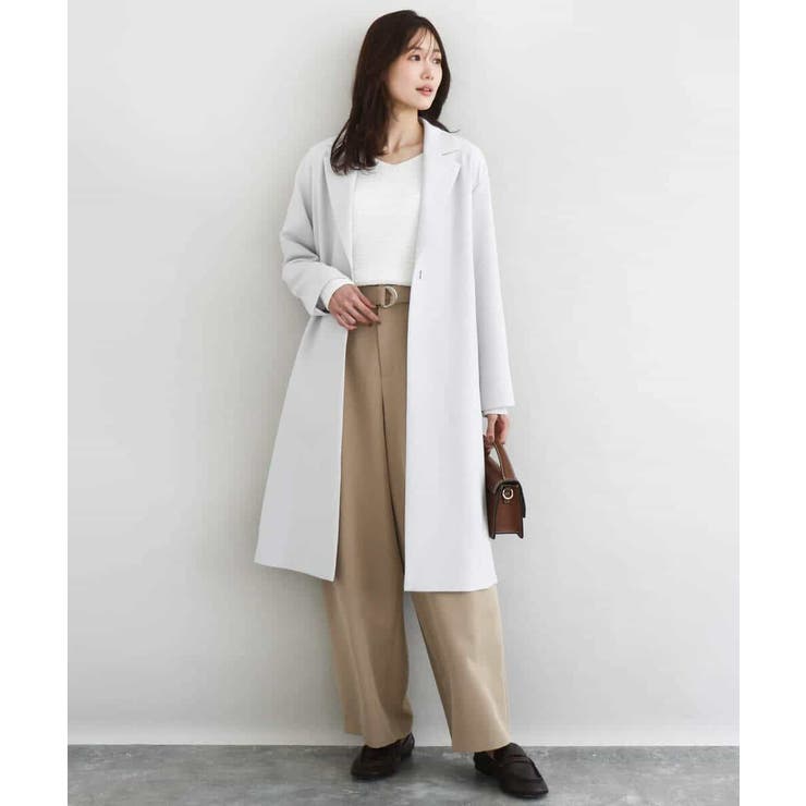 ライトダブルクロスチェスターコート/洗える | MK MICHEL KLEIN | 詳細画像4 