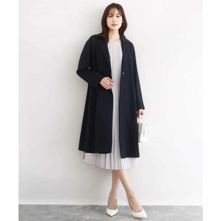 ライトダブルクロスチェスターコート/洗える | MK MICHEL KLEIN | 詳細画像5 