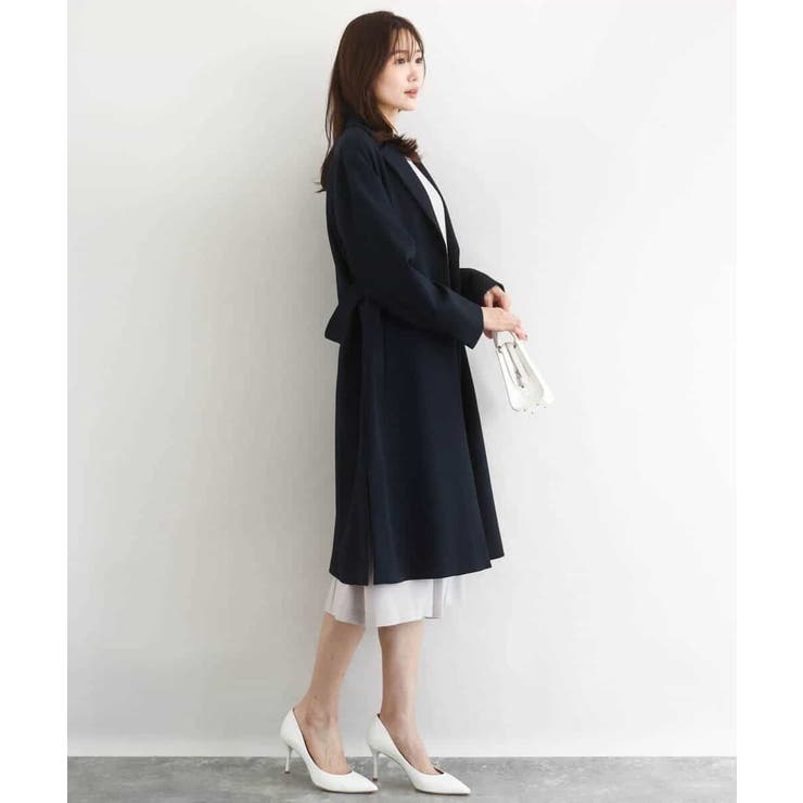 ライトダブルクロスチェスターコート/洗える | MK MICHEL KLEIN | 詳細画像7 