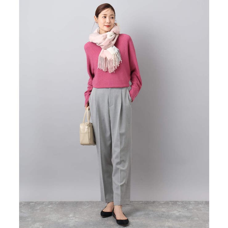 大判チェック柄ストール/洗える | MK MICHEL KLEIN | 詳細画像13 