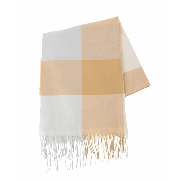 大判チェック柄ストール/洗える | MK MICHEL KLEIN | 詳細画像18 