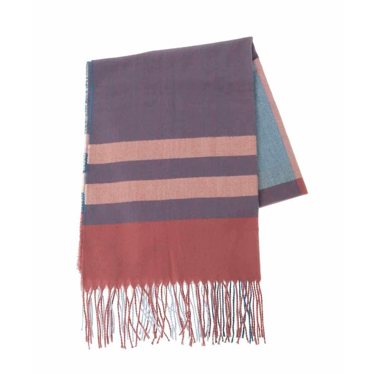 大判チェック柄ストール/洗える | MK MICHEL KLEIN | 詳細画像3 