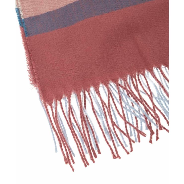 大判チェック柄ストール/洗える | MK MICHEL KLEIN | 詳細画像6 