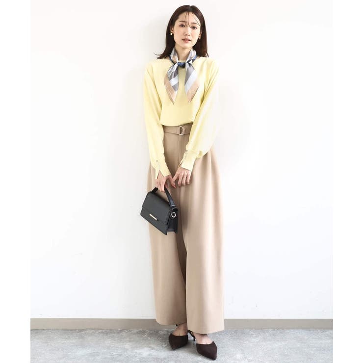 幾何柄スカーフ/洗える | MK MICHEL KLEIN | 詳細画像13 