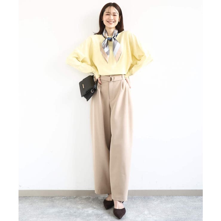 幾何柄スカーフ/洗える | MK MICHEL KLEIN | 詳細画像14 