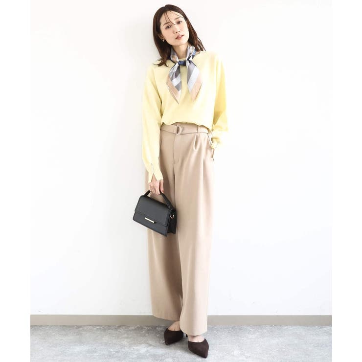 幾何柄スカーフ/洗える | MK MICHEL KLEIN | 詳細画像15 