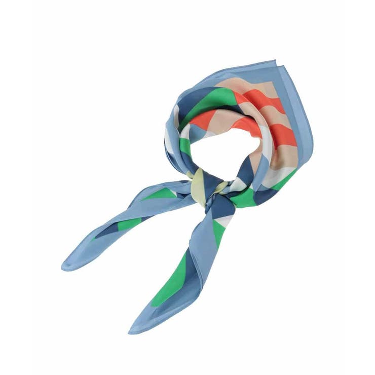 幾何柄スカーフ/洗える | MK MICHEL KLEIN | 詳細画像6 