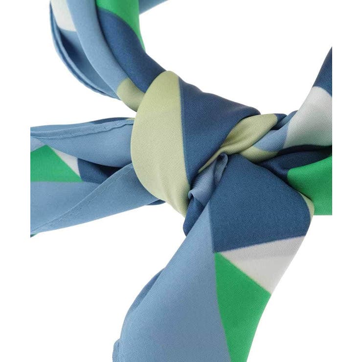 幾何柄スカーフ/洗える | MK MICHEL KLEIN | 詳細画像7 