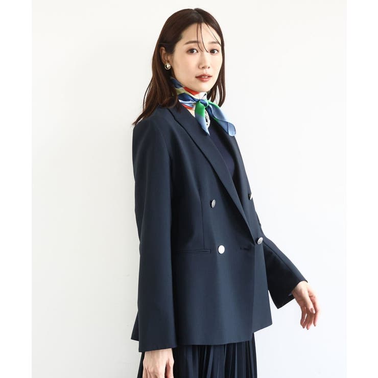 幾何柄スカーフ/洗える | MK MICHEL KLEIN | 詳細画像8 