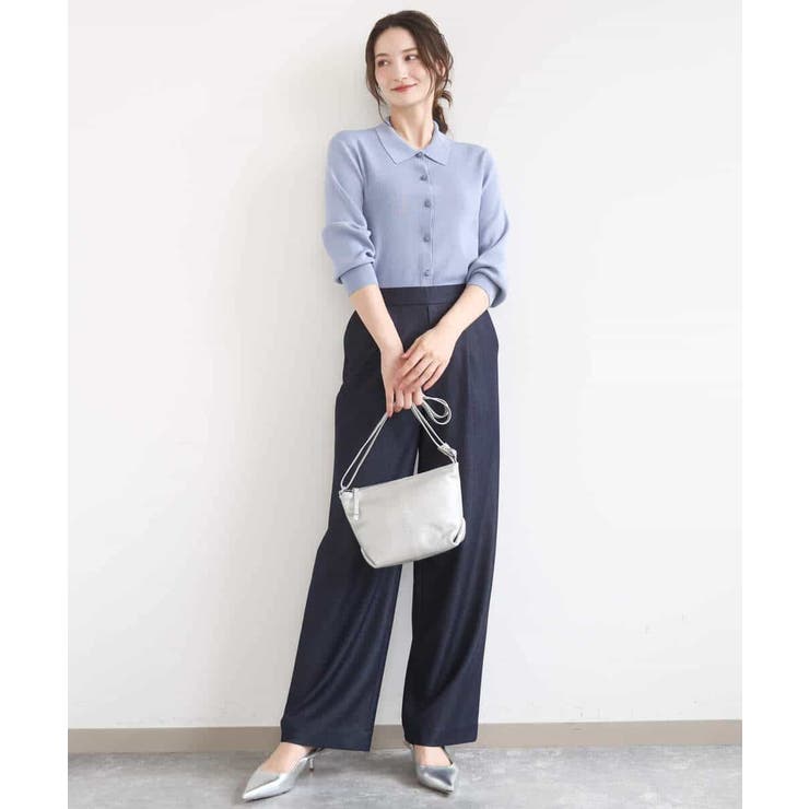 シュリングレザー台形ショルダーバッグ | MK MICHEL KLEIN | 詳細画像16 