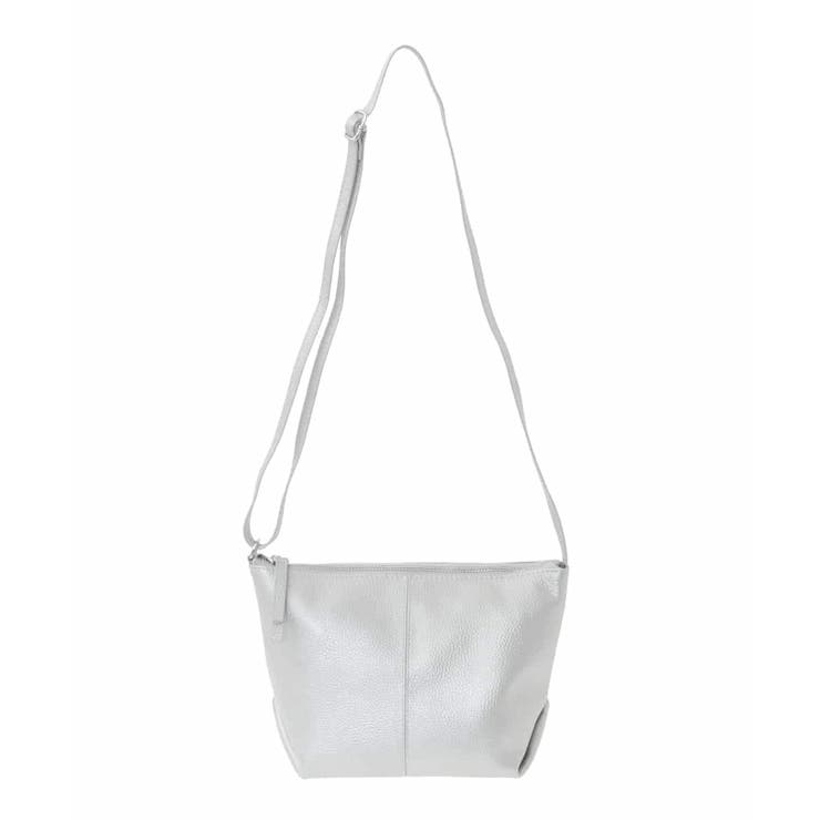 シュリングレザー台形ショルダーバッグ | MK MICHEL KLEIN | 詳細画像3 