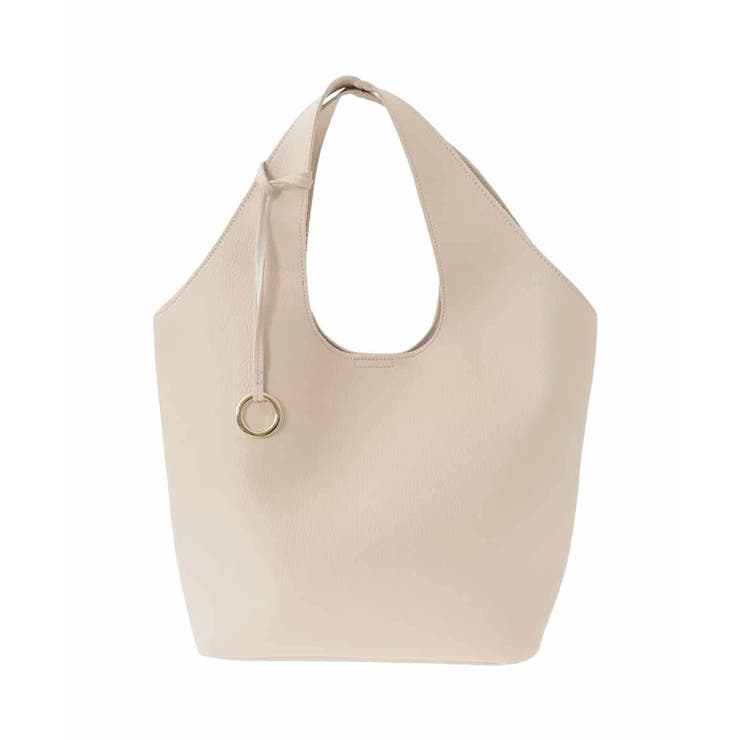 [A4収納可]リングチャーム付きトートバッグ | MK MICHEL KLEIN | 詳細画像2 