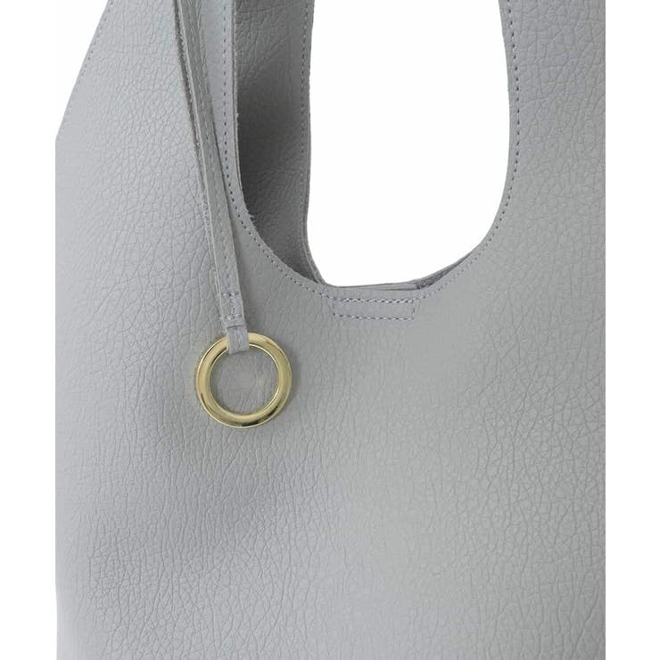 [A4収納可]リングチャーム付きトートバッグ | MK MICHEL KLEIN | 詳細画像3 