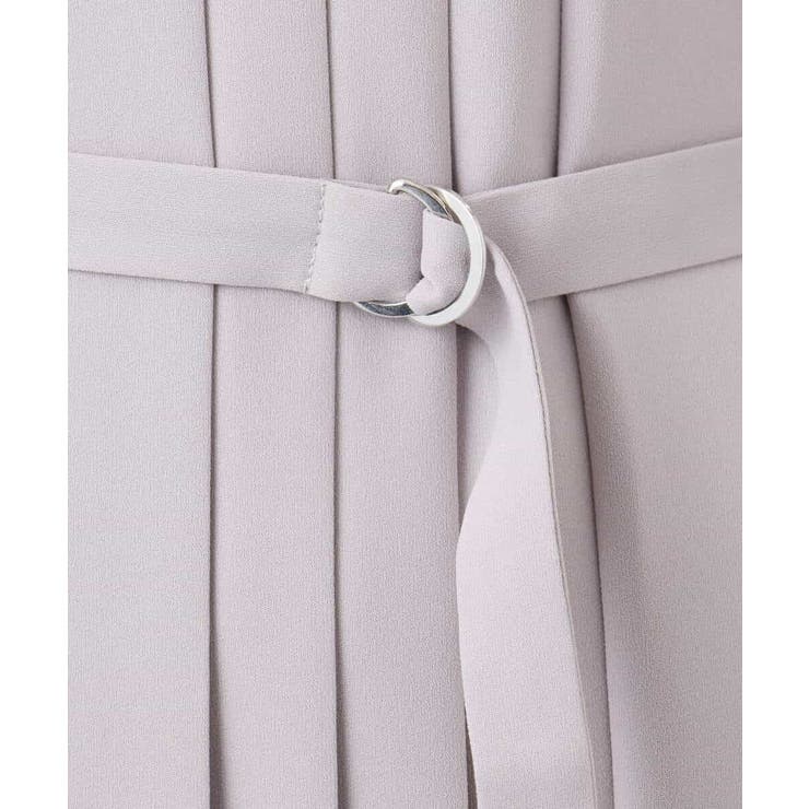 サテンジョーゼット プリーツワンピース/洗える | MK MICHEL KLEIN | 詳細画像25 