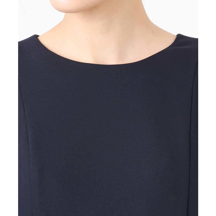 サテンジョーゼット サイドベルトワンピース/洗える | MK MICHEL KLEIN | 詳細画像13 