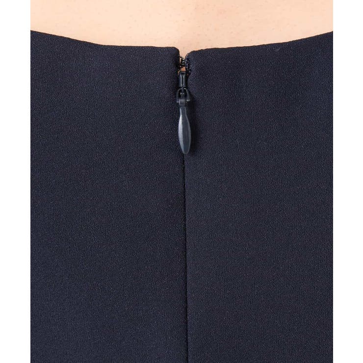 サテンジョーゼット サイドベルトワンピース/洗える | MK MICHEL KLEIN | 詳細画像14 