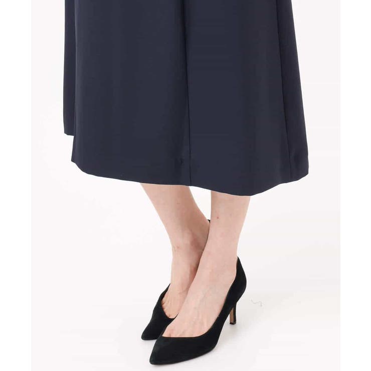 サテンジョーゼット サイドベルトワンピース/洗える | MK MICHEL KLEIN | 詳細画像18 