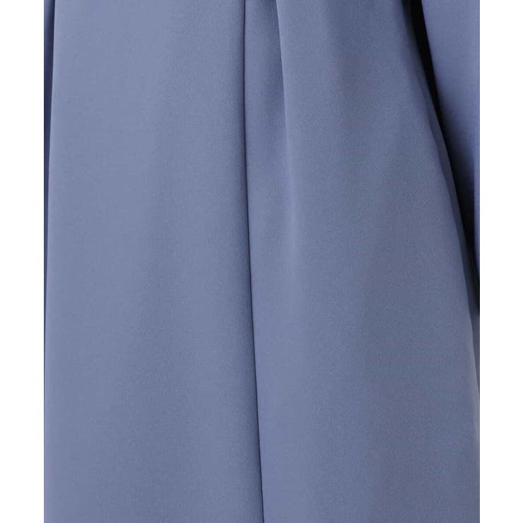 サテンジョーゼット サイドベルトワンピース/洗える | MK MICHEL KLEIN | 詳細画像21 