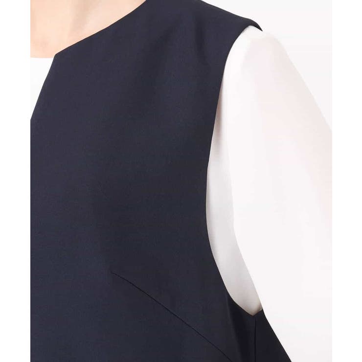 バックフリルデザイン ジャンパースカート/洗える | MK MICHEL KLEIN | 詳細画像12 