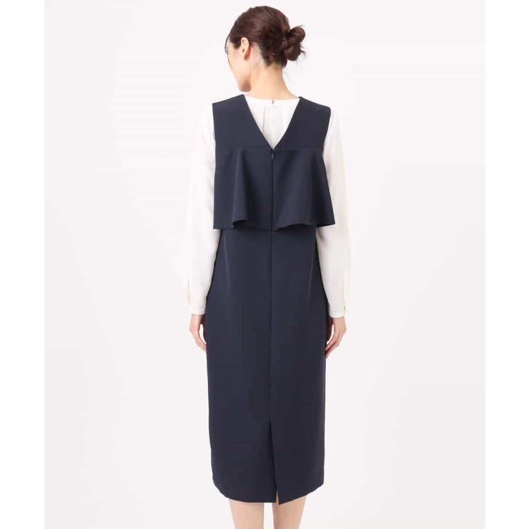 バックフリルデザイン ジャンパースカート/洗える | MK MICHEL KLEIN | 詳細画像8 