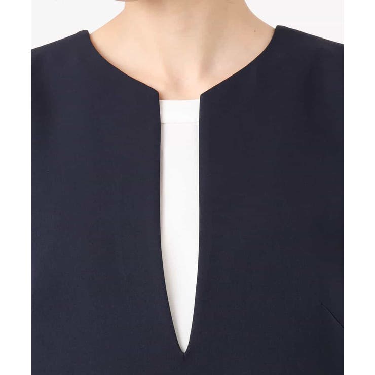 バックフリルデザイン ジャンパースカート/洗える | MK MICHEL KLEIN | 詳細画像9 