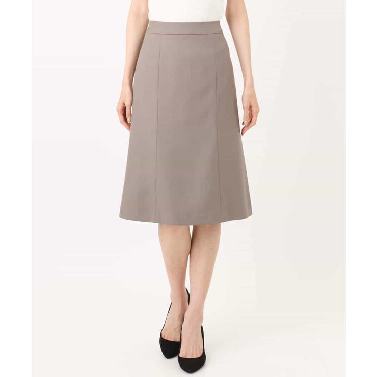 メランジ調セミフレアースカート/セットアップ対応/洗える | MK MICHEL KLEIN | 詳細画像14 