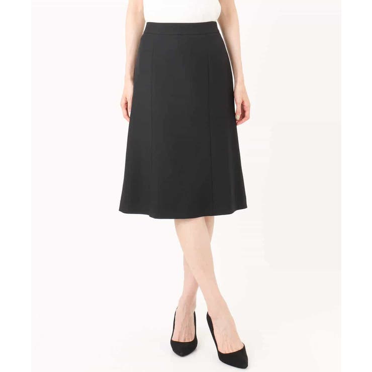 メランジ調セミフレアースカート/セットアップ対応/洗える | MK MICHEL KLEIN | 詳細画像22 