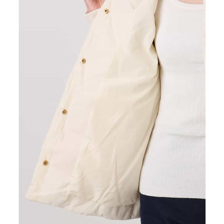 ノーカラーミドル丈ダウンコート | MK MICHEL KLEIN | 詳細画像18 