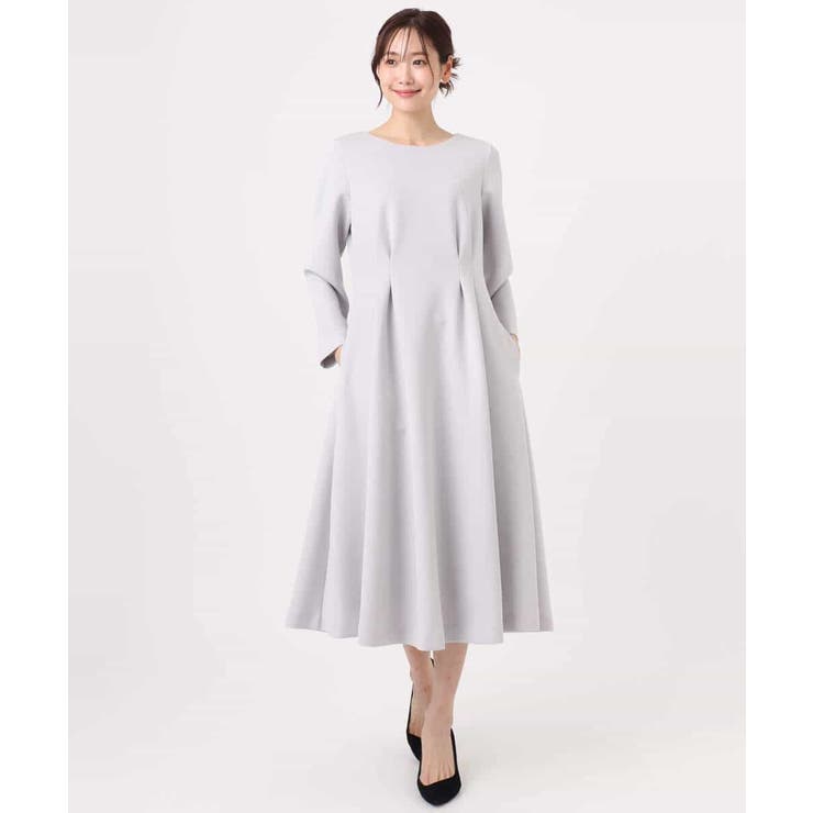 スムースダンボール タックワンピース/洗える | MK MICHEL KLEIN | 詳細画像17 