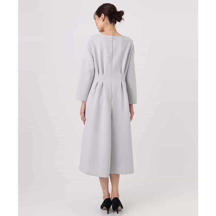 スムースダンボール タックワンピース/洗える | MK MICHEL KLEIN | 詳細画像19 
