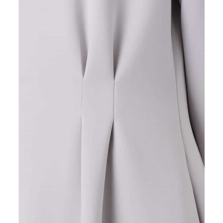 スムースダンボール タックワンピース/洗える | MK MICHEL KLEIN | 詳細画像3 