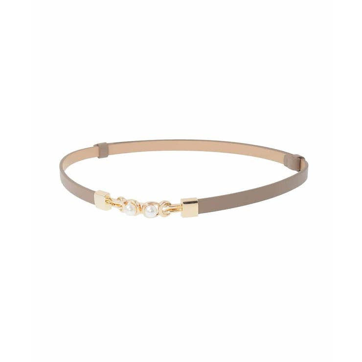 アイボリー | パール調ビットベルト | a.v.v【WOMEN】