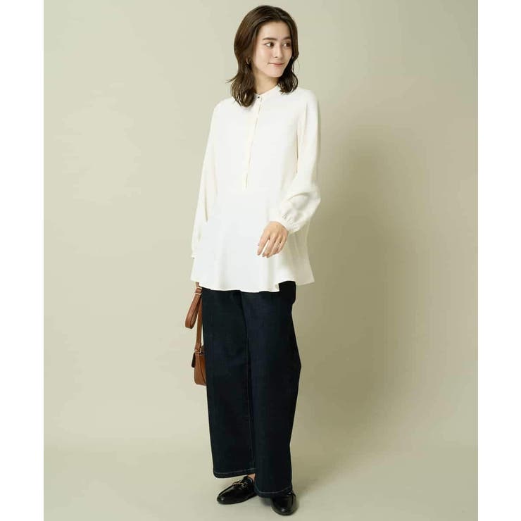 ウエスト切り替えペプラムブラウス | a.v.v【WOMEN】 | 詳細画像10 