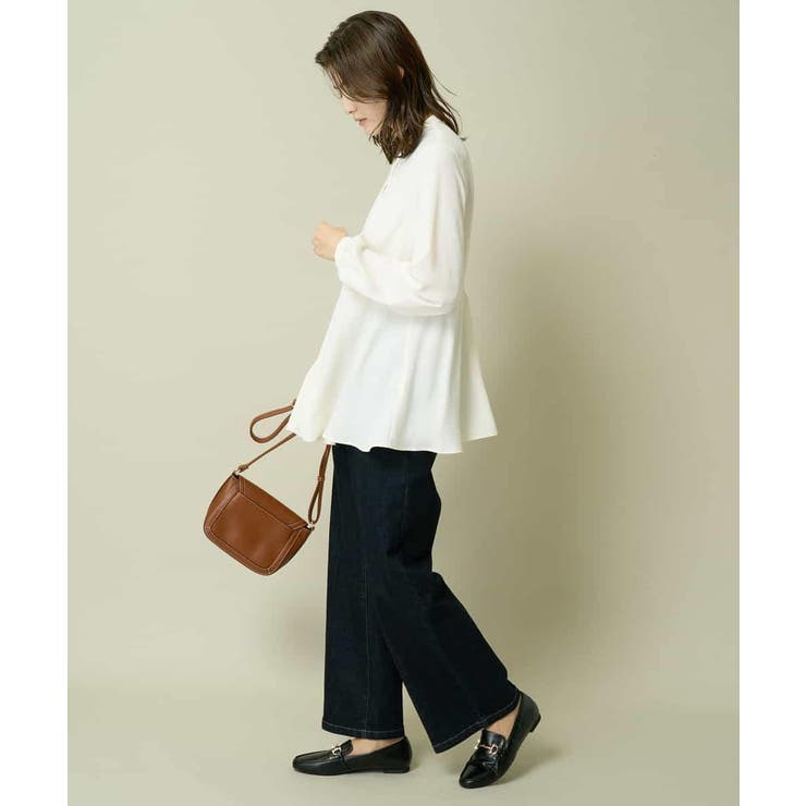 ウエスト切り替えペプラムブラウス | a.v.v【WOMEN】 | 詳細画像11 