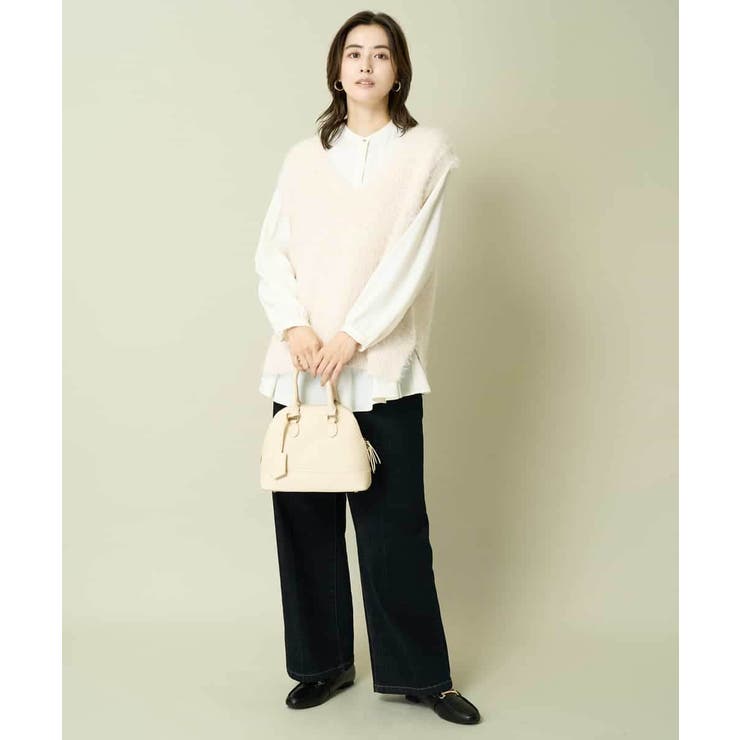 ウエスト切り替えペプラムブラウス | a.v.v【WOMEN】 | 詳細画像13 